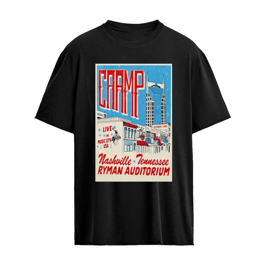 Caamp Live in Concert Nashville, Tennessee Oct 07 2026 Poster Shirt