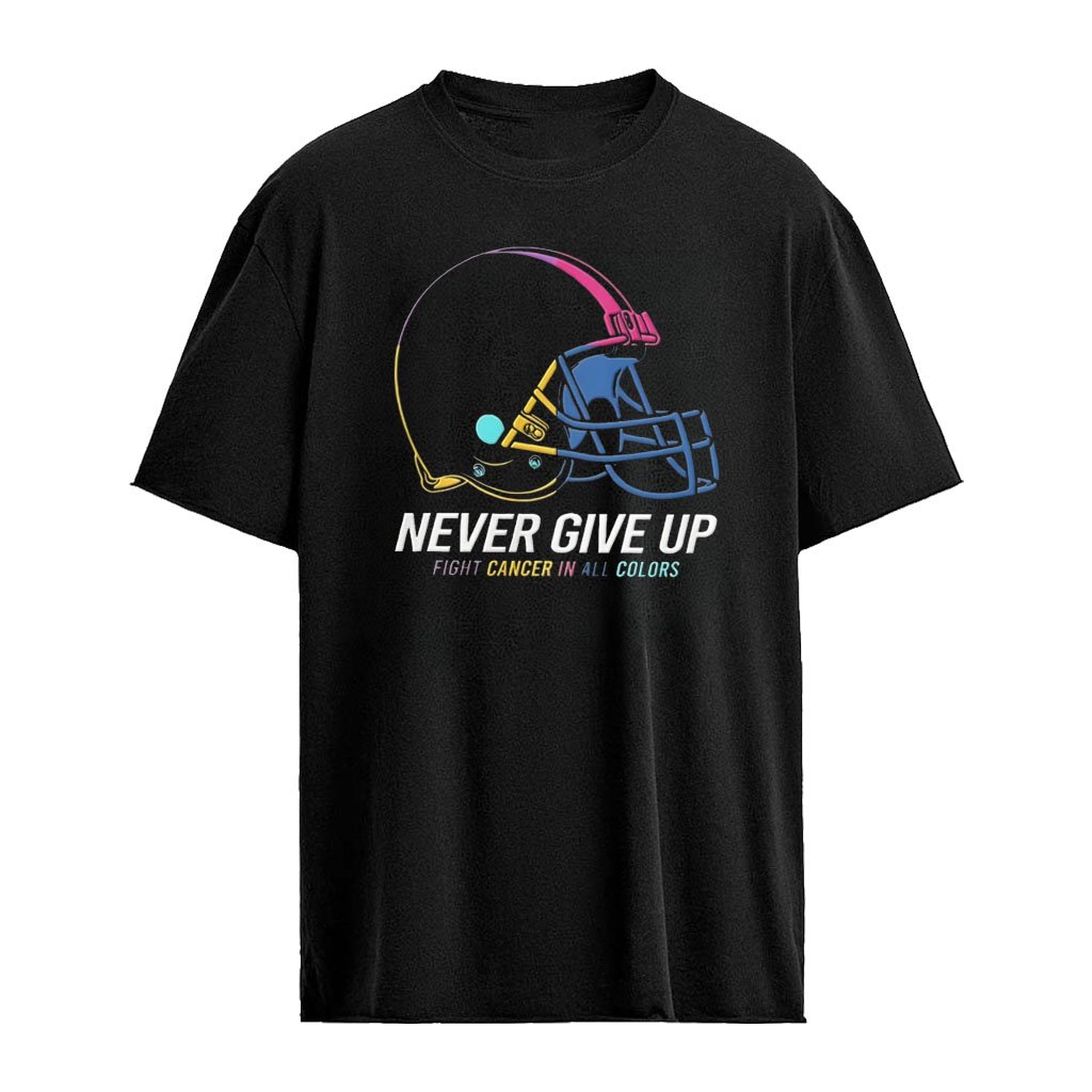 Cleveland Browns Never Give Up Fight Cancer In All Colors 2026 logo shirt