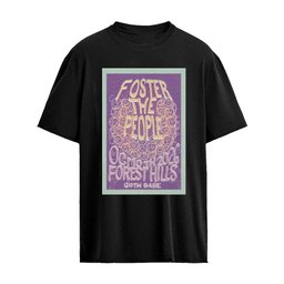 Foster the People Forest Hills Stadium October 10 2026 Exclusive Show Poster Shirt