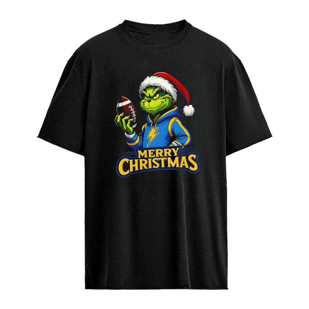 Los Angeles Chargers Santa Grinch Merry Christmas NFL 2026 shirt