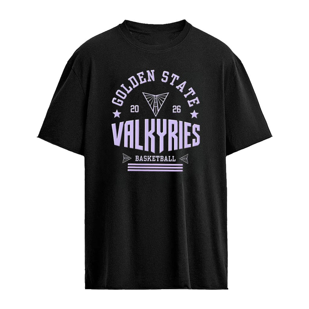 Golden State Valkyries WNBA 2026 bridge icon stars lines shirt