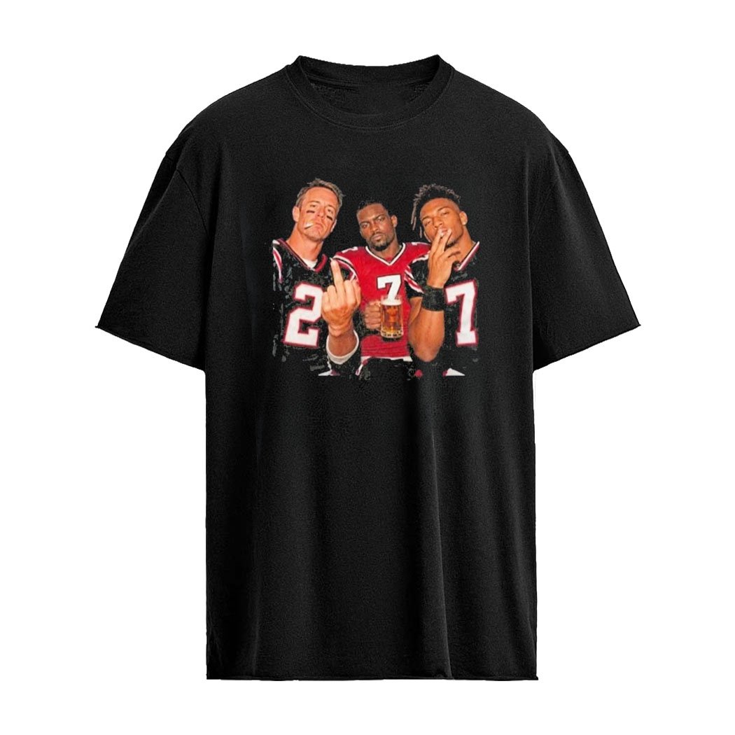 Matt Ryan Michael Vick Bijan Robinson Middle Finger Shirt