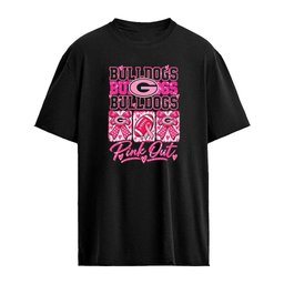 Georgia Bulldogs Pink Out Breast Cancer Awareness Game Day shirt