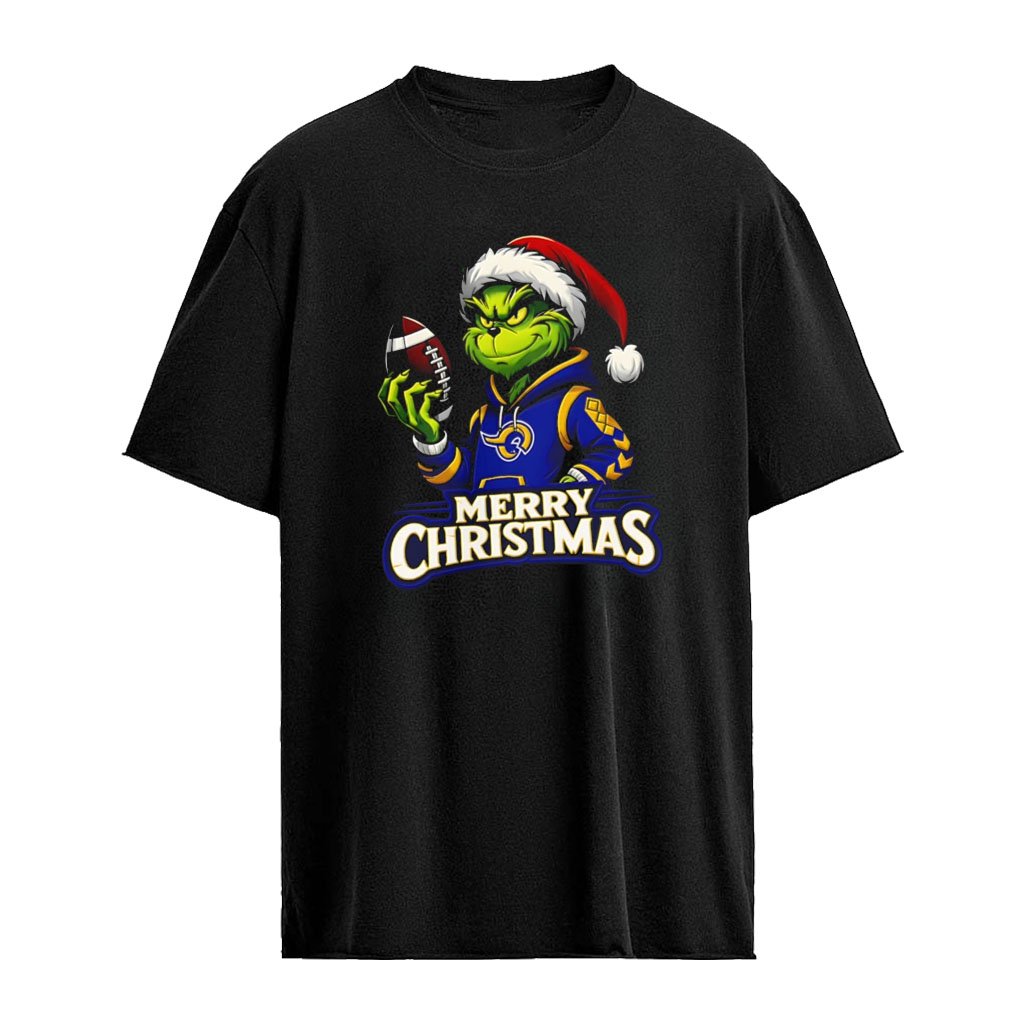 Los Angeles Rams Santa Grinch Merry Christmas NFL 2026 shirt