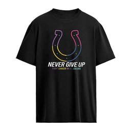Indianapolis Colts Never Give Up Fight Cancer In All Colors 2026 logo shirt