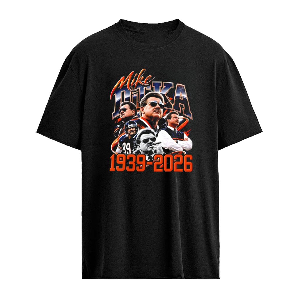 Mike Ditka Chicago Bears NFL 1939-2026 portraits sunglasses cigar shirt