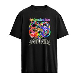 Jacksonville Jaguars Football Fight Cancer In All Colors logo shirt
