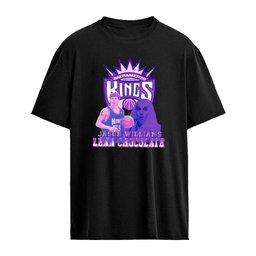 Jason Williams Sacramento Kings NBA Lean Chocolate portraits basketball shirt
