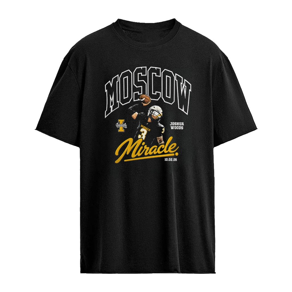 Joshua Woods Idaho Vandals 3 Moscow Miracle Football shirt
