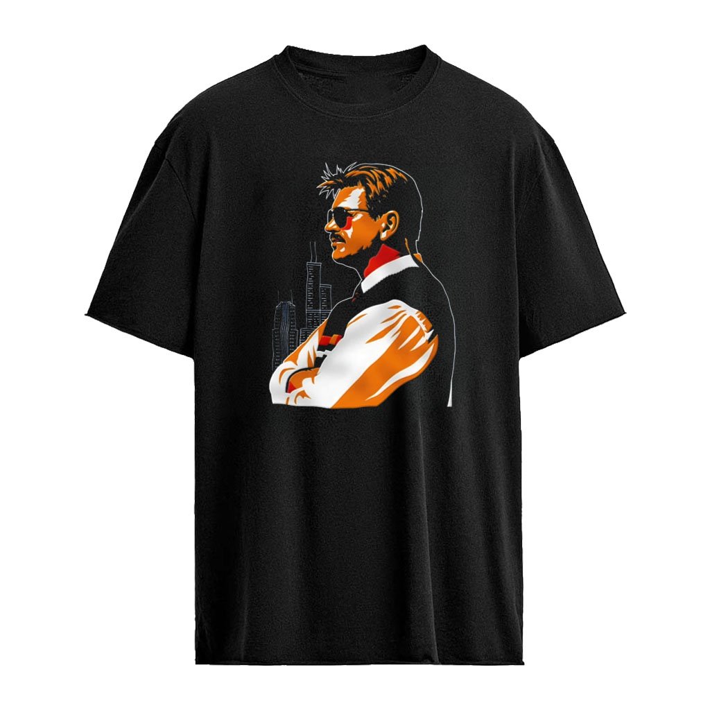 Mike Ditka Chicago Bears NFL sunglasses skyline shirt