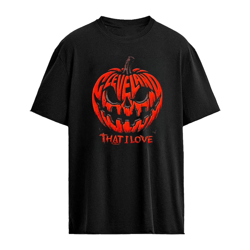 Halloween Cleveland That I Love Jack O lantern pumpkin shirt 2