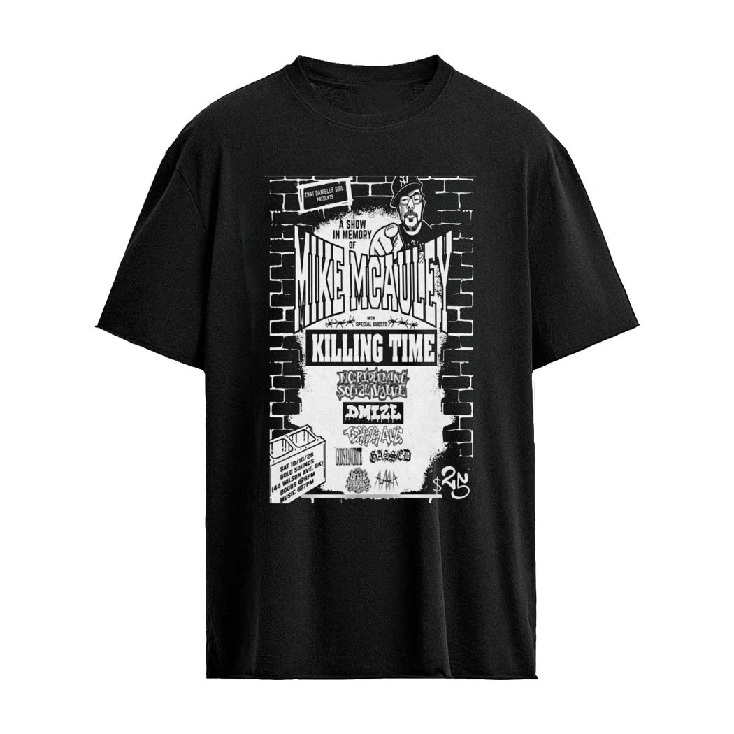 Mike McCauley Gold Sounds Brooklyn October 10 2026 Limited Memorial Concert Poster Shirt