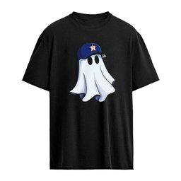 Houston Astros MLB Ghost wearing baseball cap shirt