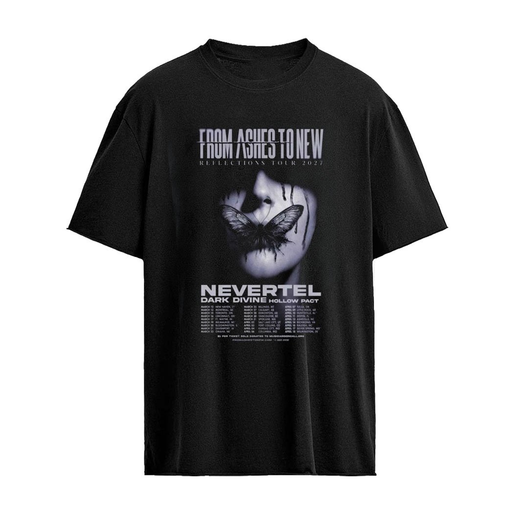 From Ashes To New 2027 Reflections Tour And Slam Dunk Poster Shirt