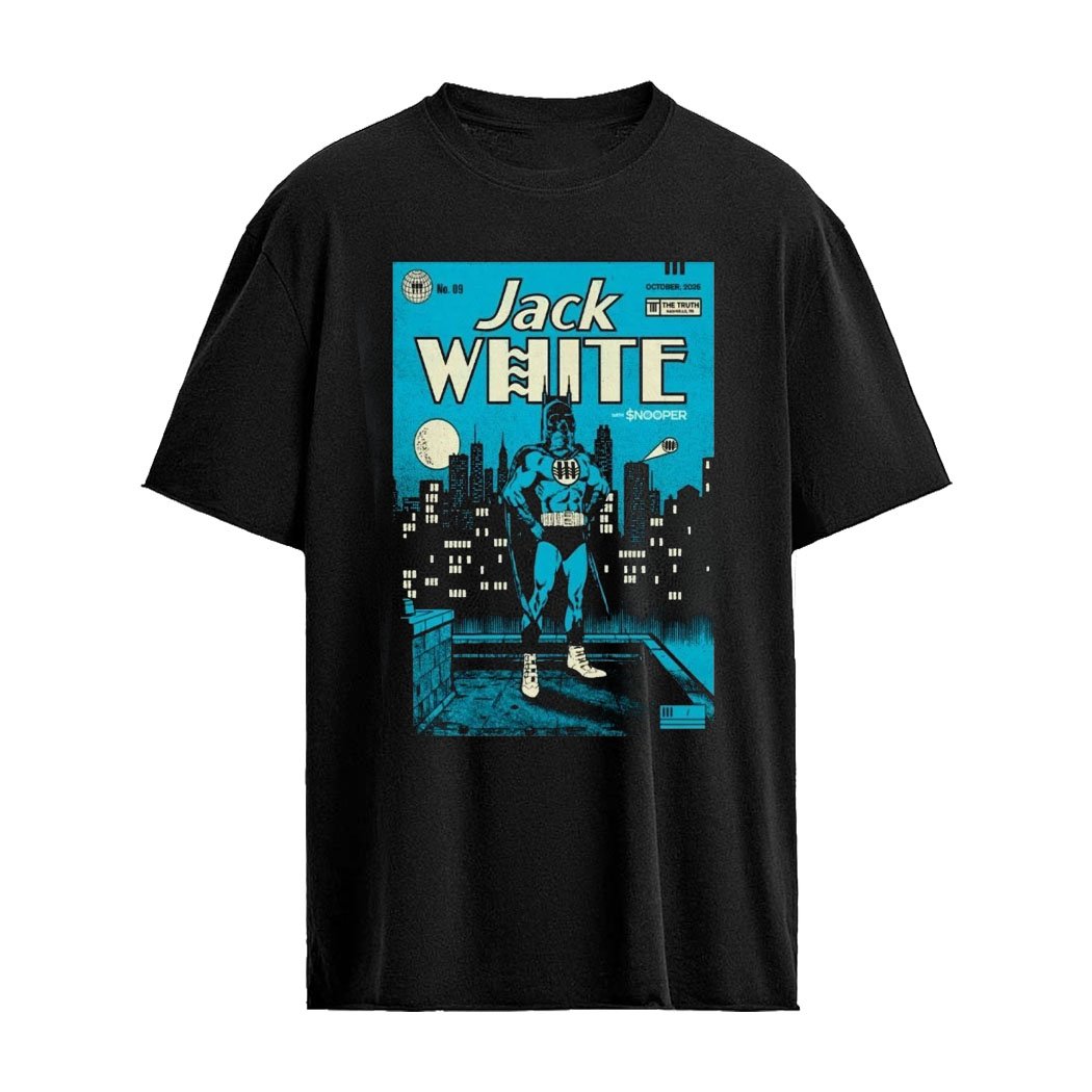 Jack White Nashville TN Tour On Oct 9 2026 Poster Shirt