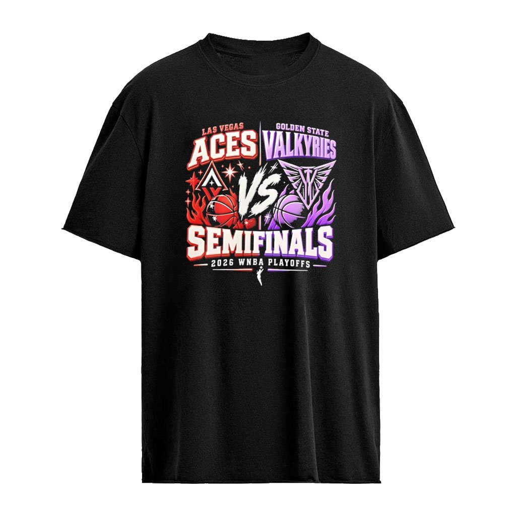 Las Vegas Aces vs Golden State Valkyries Semifinals 2026 Playoffs shirt