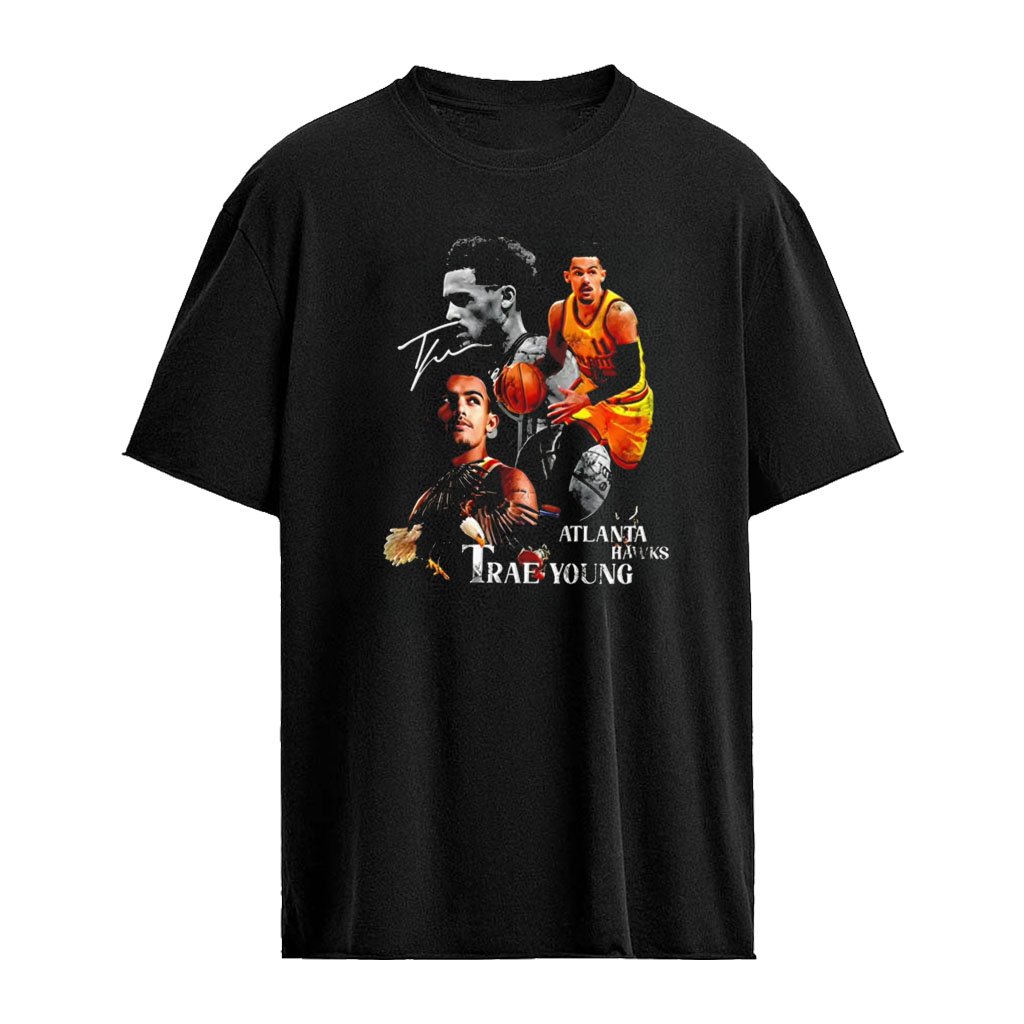 Trae Young Atlanta Hawks Collage Signature shirt