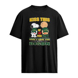 Snoopy and Charlie Brown Kiss This if You Don’t Like the NDSU Bison shirt