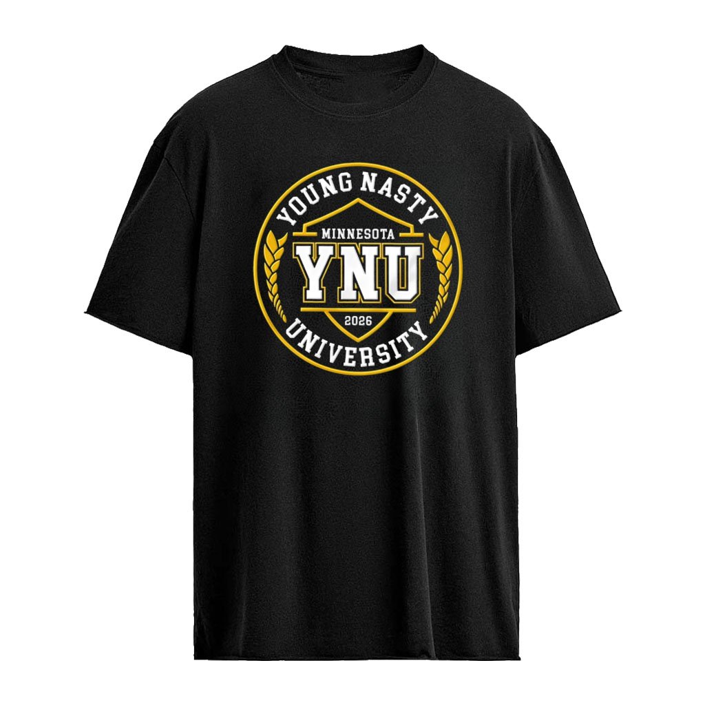 Young Nasty University Minnesota 2026 logo shirt