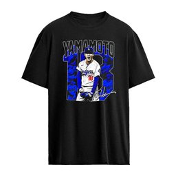 Yoshinobu Yamamoto Los Angeles Dodgers Baseball sceam signature shirt