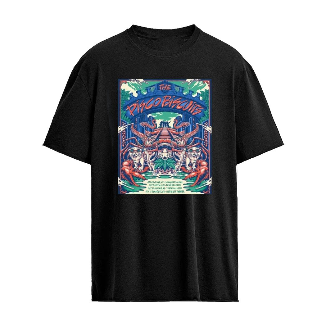 The Disco Biscuits Rutland VT Buffalo And Syracuse New York 2026 Shows Poster Shirt