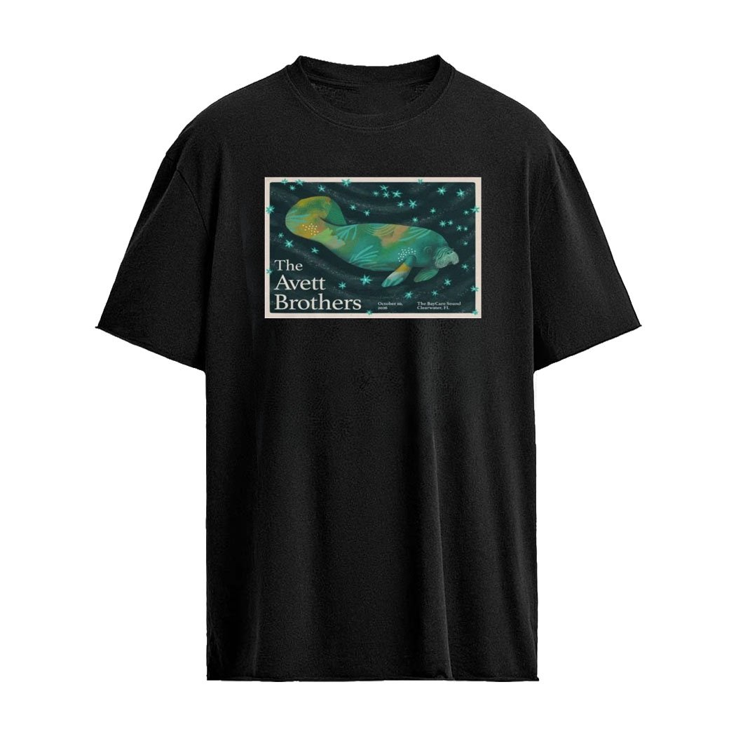 The Avett Brothers October 10 2026 The BayCare Sound at Coachman Park in Clearwater, Florida Poster Shirt