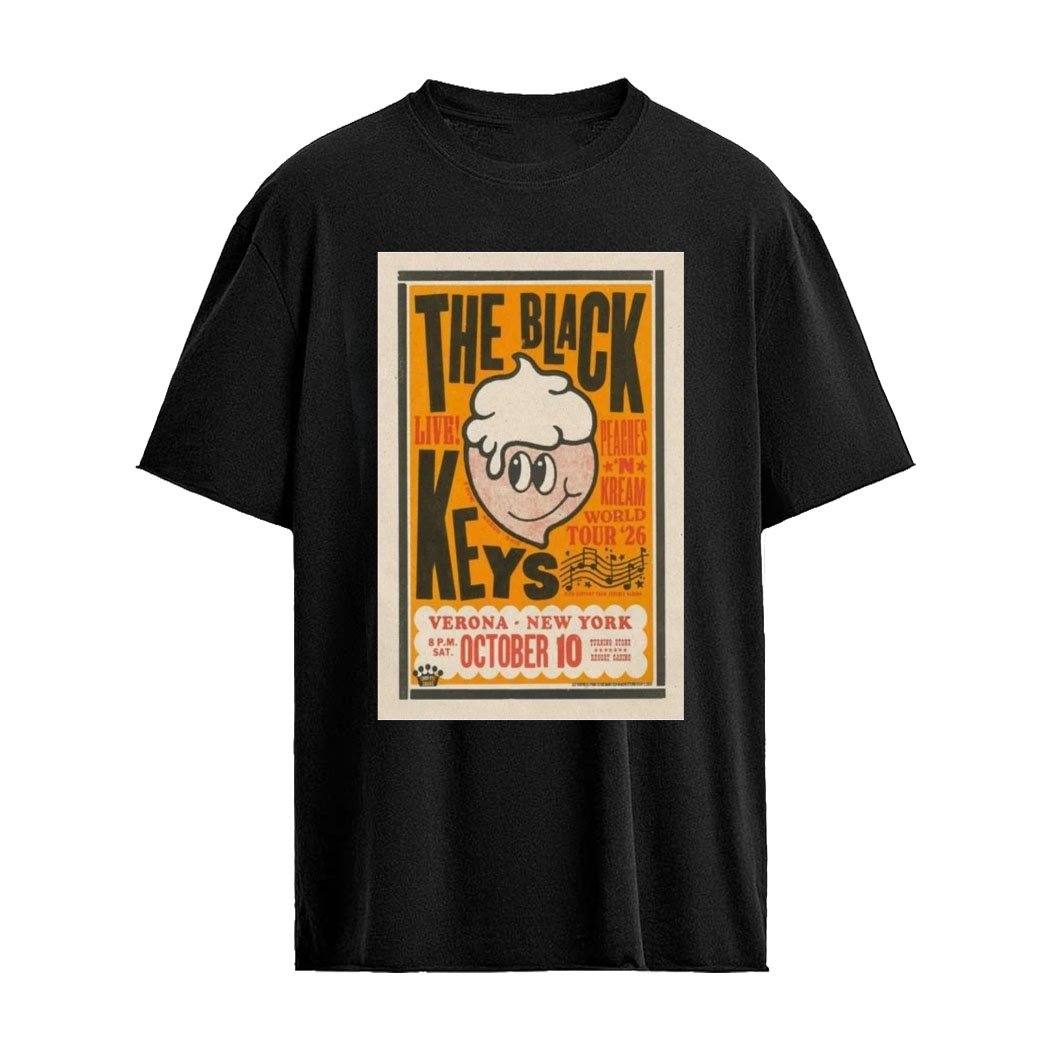 The Black Keys Verona, NY Oct 10 2026 Poster Shirt