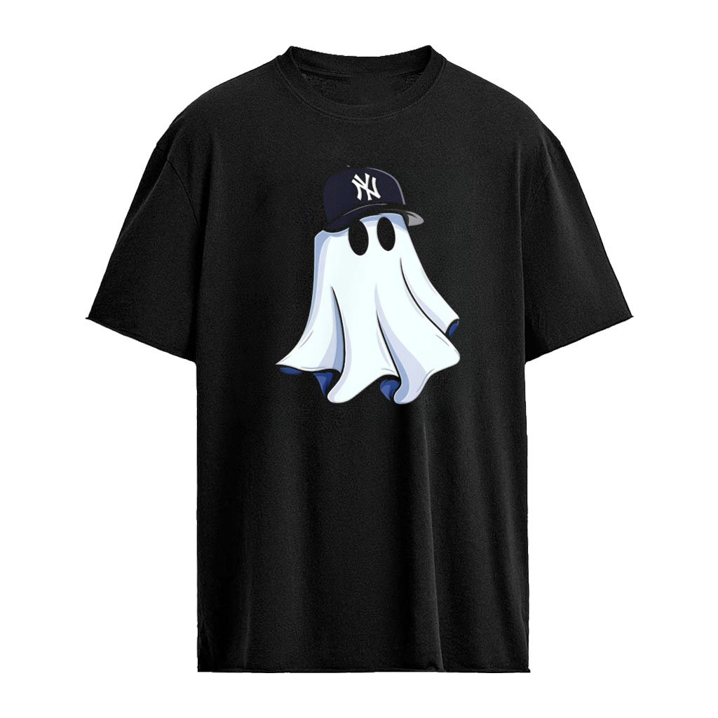 New York Yankees MLB white ghost wearing baseball cap shirt
