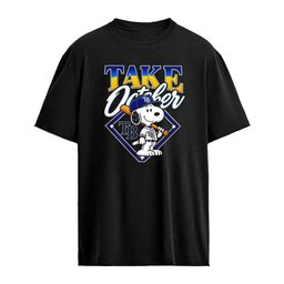 Snoopy Tampa Bay Rays MLB Take October wearing baseball shirt
