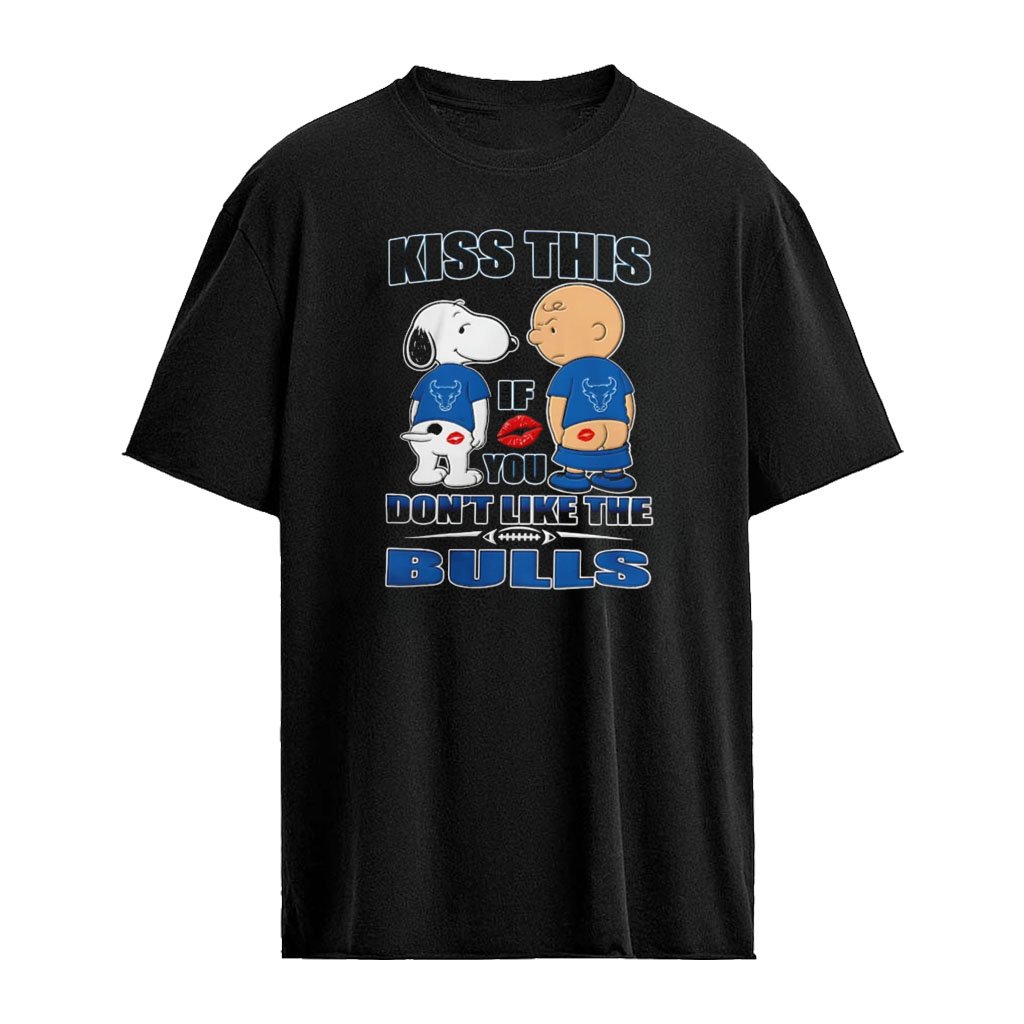 Snoopy and Charlie Brown Kiss This if You Don’t Like the Bulls shirt