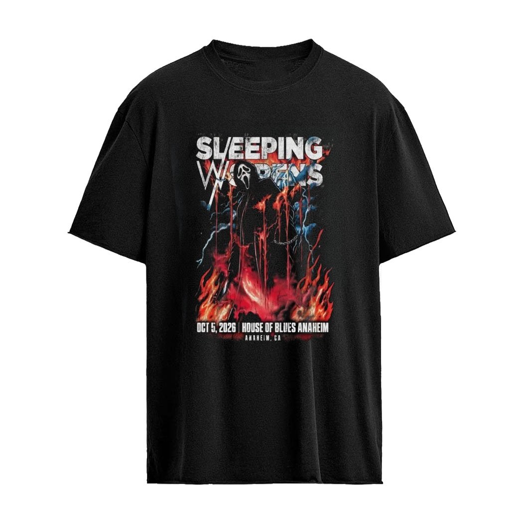 Sleeping With Sirens House of Blues October 5 2026 Poster Shirt