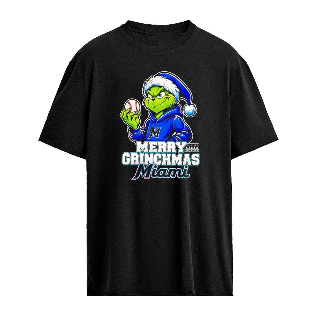Santa Grinch Miami Marlins Baseball Merry Christmas 2026 shirt
