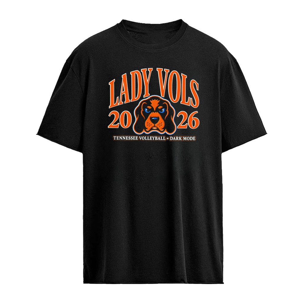 Tennessee Lady Volunteers volleyball Dark Mode 2026 shirt