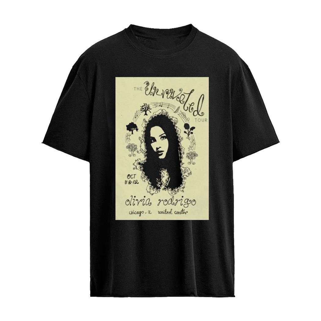Olivia Rodrigo United Center Chicago IL 10.11.2026 Exclusive Concert Poster Shirt