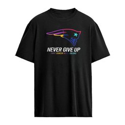 New England Patriots Never Give Up Fight Cancer In All Colors 2026 logo shirt
