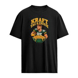 Tucker Kraft Green Bay Packers NFL YAC and Cheese 85 football player shirt