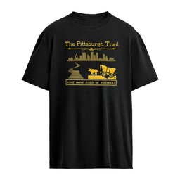 The Pittsburgh trail have died of potholes pixel art shirt
