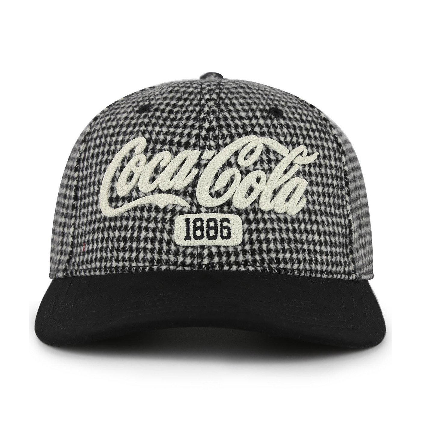 Coca Cola Merch Coca Cola Block Houndstooth Hat Coca Cola Vintage Cap ...