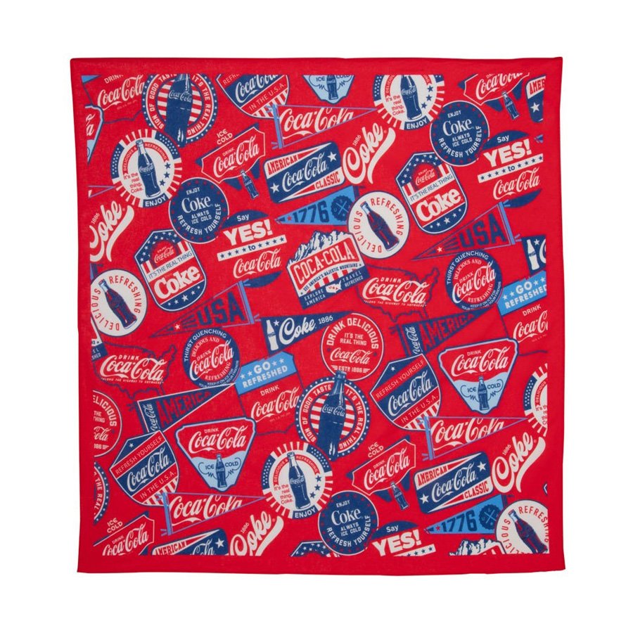 Coca Cola Merch Coca Cola Americana Bandana Coca Cola Vintage Gear ...
