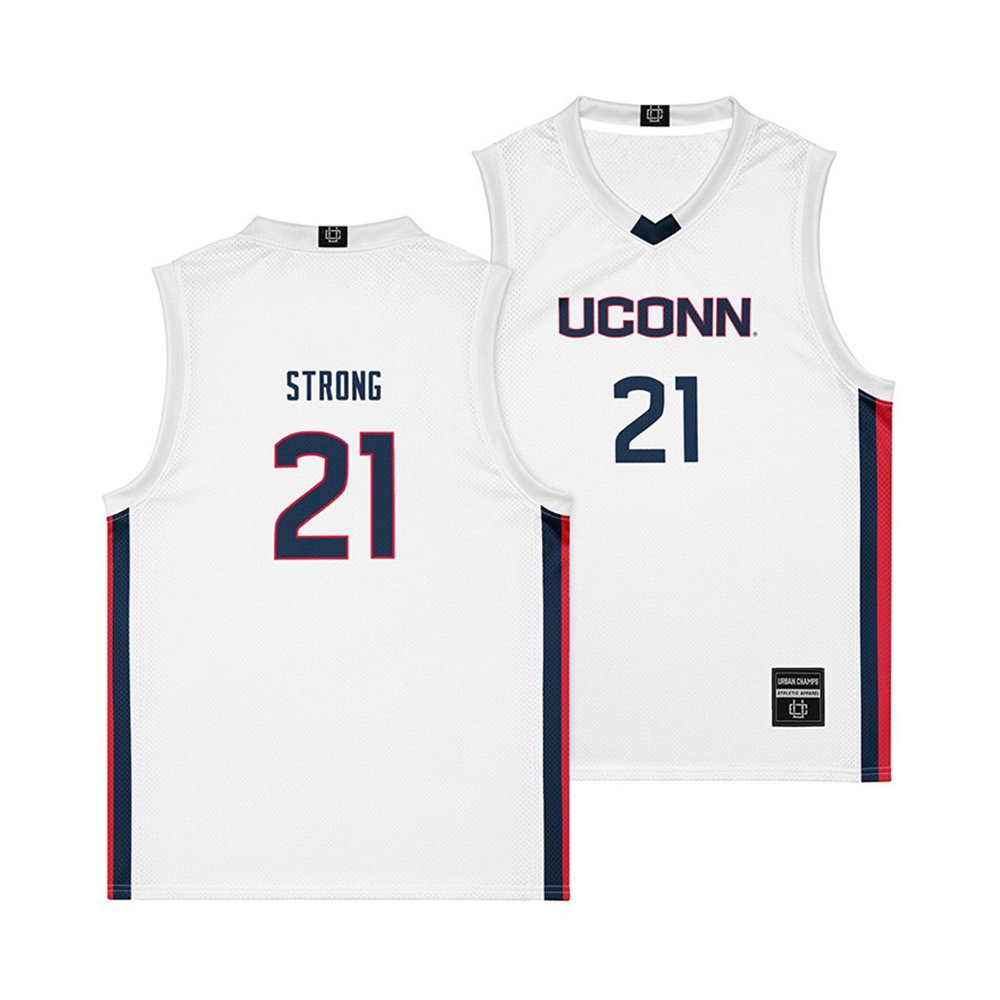 UConn Huskies Womens Basketball Merch Sarah Strong Jersey UConn Game ...