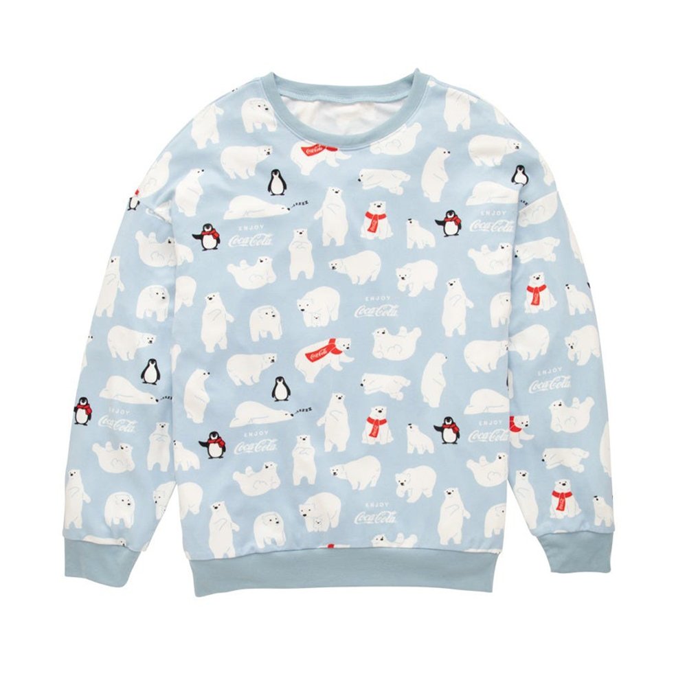 Coca Cola Merch Polar Bear & Penguin Sweatshirt Coca Cola Clothes Gifts ...