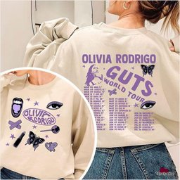 Vintage Guts Tour Schedule Olivia Rodrigo Sweater, Guts Tour Sweatshirt Gifts For Sister Merch Apparel - Lilybirchmarket