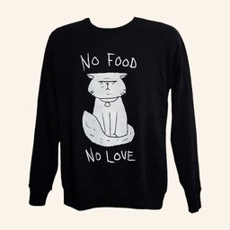Dead By Daylight Merch Meg's Cat Fostering Sweatshirt No Food No Love Sweatshirt Gifts For Her - Lilybirchmarket