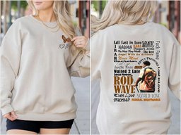 Vintage Rod Wave Last Lap Track List Sweatshirt, Rod Wave Merch, Last Lap Album Merch Gifts For Fans - Lilybirchmarket