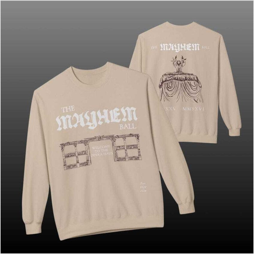 Mayhem Ball Opera Haus Crewneck Sweatshirt Gifts For Brother Trendy Merch - Lilybirchmarket