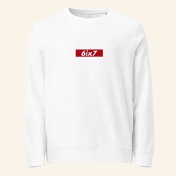 6Ix7 Merch White Statement Crewneck Sweatshirt Christmas Gift Ideas For Him - Lilybirchmarket