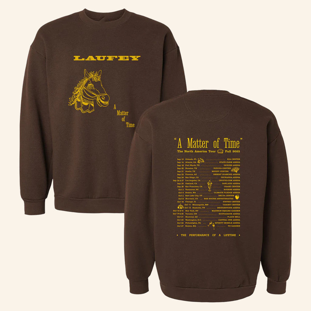 Laufey Merch A Matter Of Time Tour Dates 2025 Sweatshirt Gifts For Music Enthusiasts - Lilybirchmarket