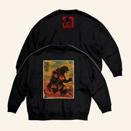 Godzilla Merch Godzilla Vs Destoroyah 30Th Anniversary Scene Illustration Sweatshirt Fan Gifts - Lilybirchmarket