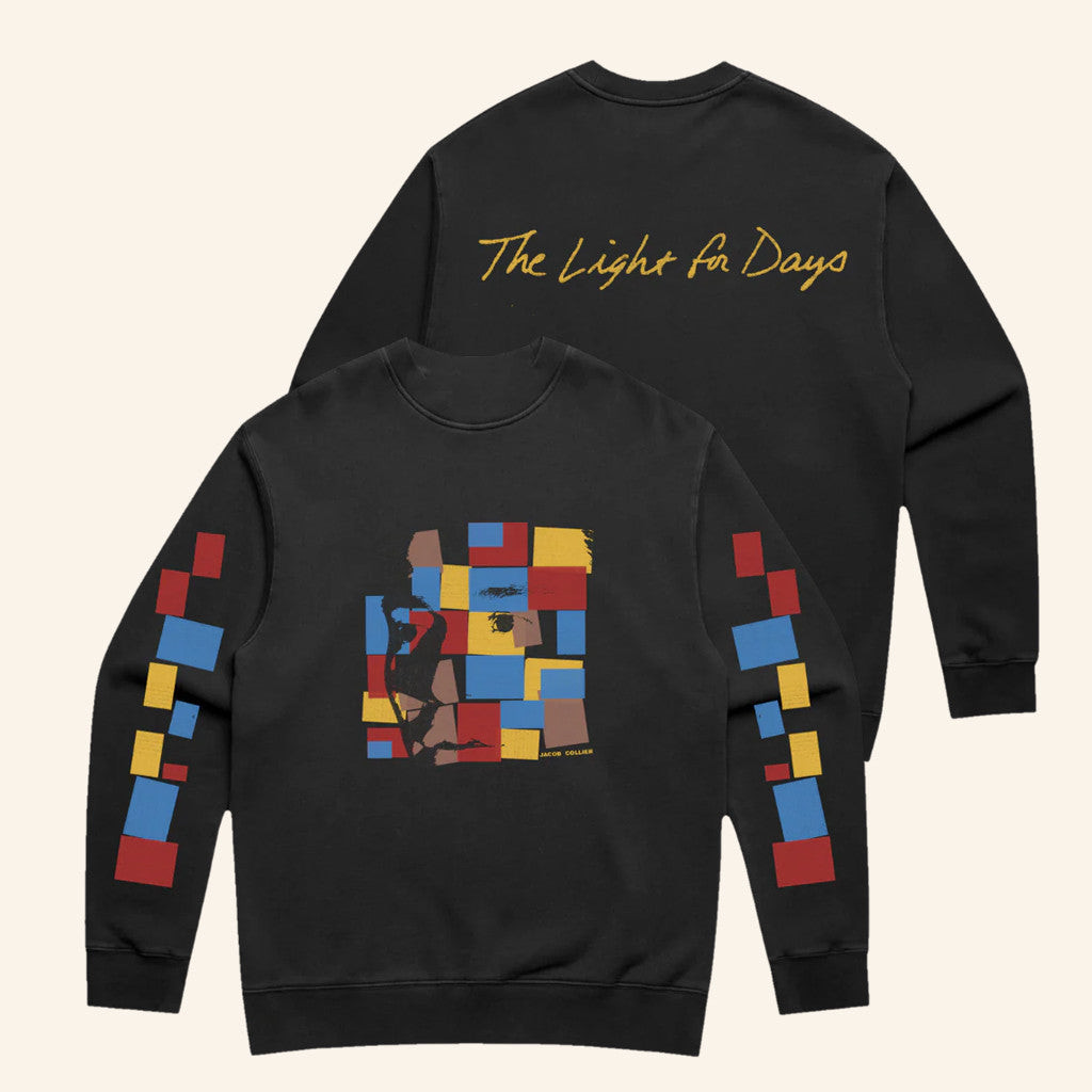 Jacob Collier Merch The Light For Days Mosaic Sweatshirt Music Gift Ideas For Guys - Lilybirchmarket
