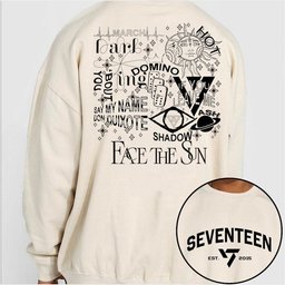 Seventeen Track List Album 2022 Sweatshirt Face The Sun Track List Shirt Gifts For Brother - Lilybirchmarket
